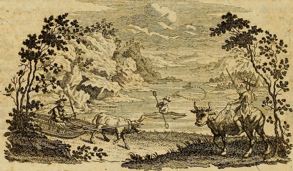 An illustration from Description de toutes les nations de l'empire de Russie, oú, L'on expose leurs moeurs, religions, usages, habitations, habillemens et autres particulatités remarquables, 1776, leaf 237