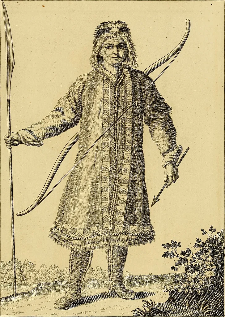 An illustration from Description de toutes les nations de l'empire de Russie, oú, L'on expose leurs moeurs, religions, usages, habitations, habillemens et autres particulatités remarquables, 1776, leaf 290