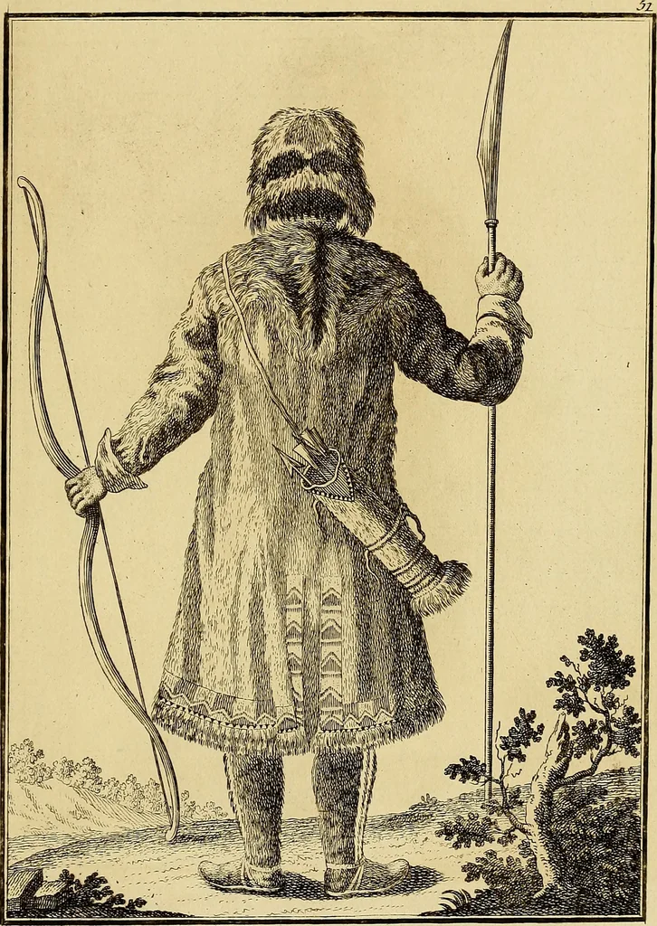 An illustration from Description de toutes les nations de l'empire de Russie, oú, L'on expose leurs moeurs, religions, usages, habitations, habillemens et autres particulatités remarquables, 1776, leaf 292