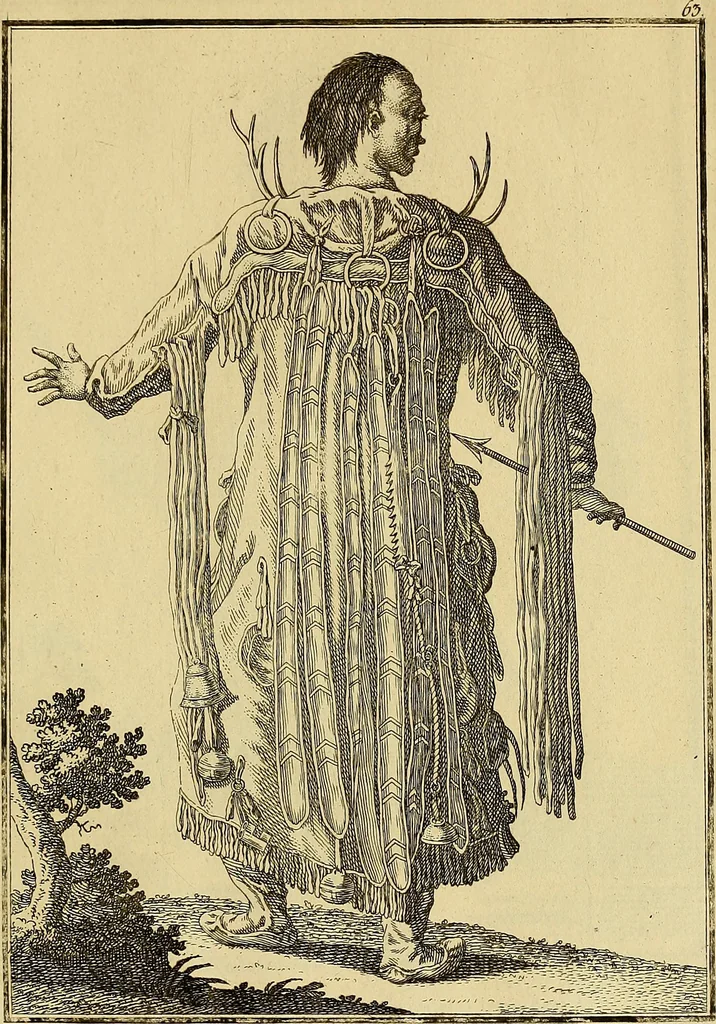 An illustration from Description de toutes les nations de l'empire de Russie, oú, L'on expose leurs moeurs, religions, usages, habitations, habillemens et autres particulatités remarquables, 1776, leaf 192