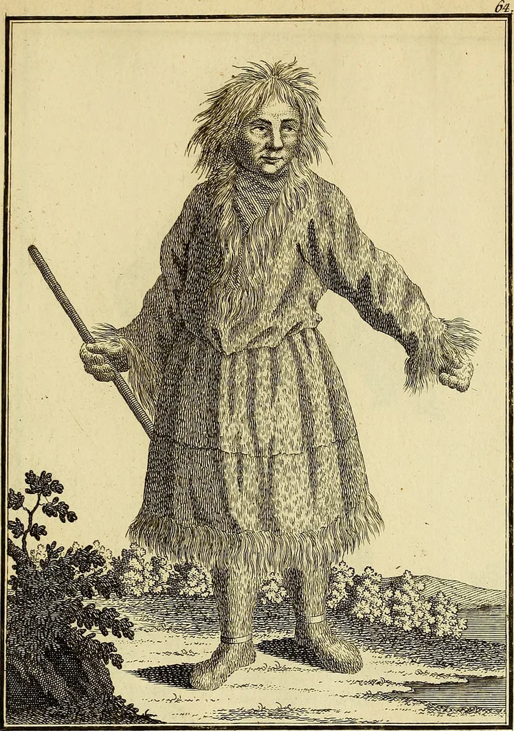 An illustration from Description de toutes les nations de l'empire de Russie, oú, L'on expose leurs moeurs, religions, usages, habitations, habillemens et autres particulatités remarquables, 1776, leaf 194