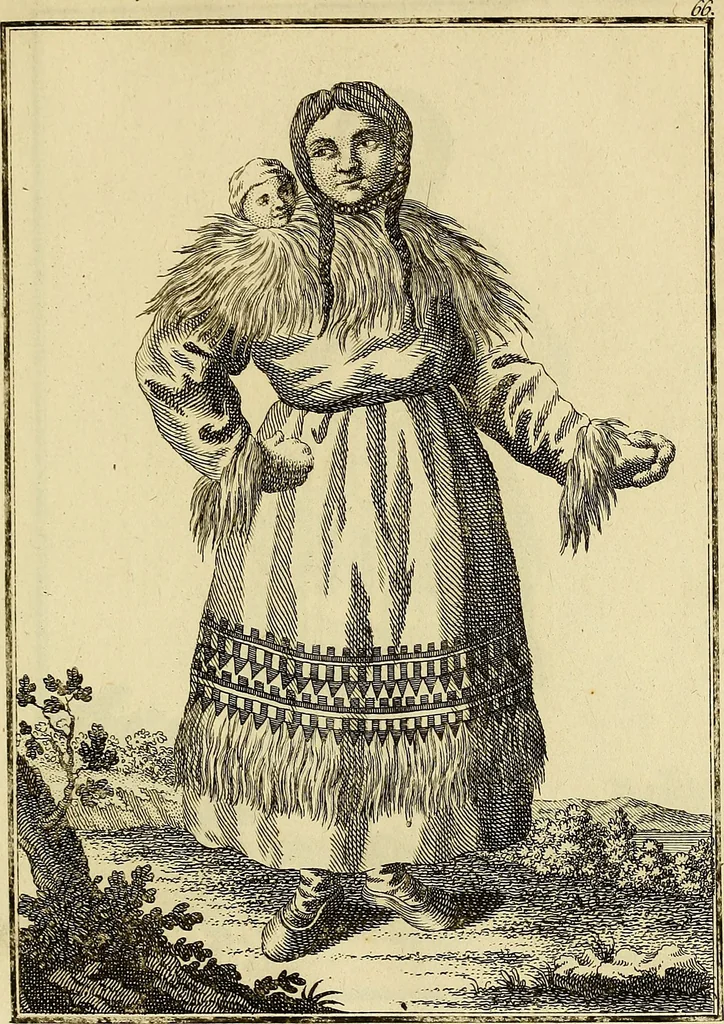 An illustration from Description de toutes les nations de l'empire de Russie, oú, L'on expose leurs moeurs, religions, usages, habitations, habillemens et autres particulatités remarquables, 1776, leaf 198