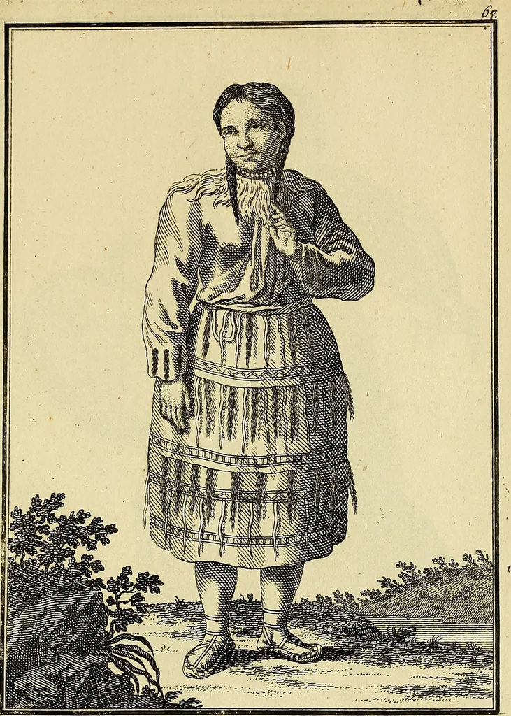 An illustration from Description de toutes les nations de l'empire de Russie, oú, L'on expose leurs moeurs, religions, usages, habitations, habillemens et autres particulatités remarquables, 1776, leaf 200