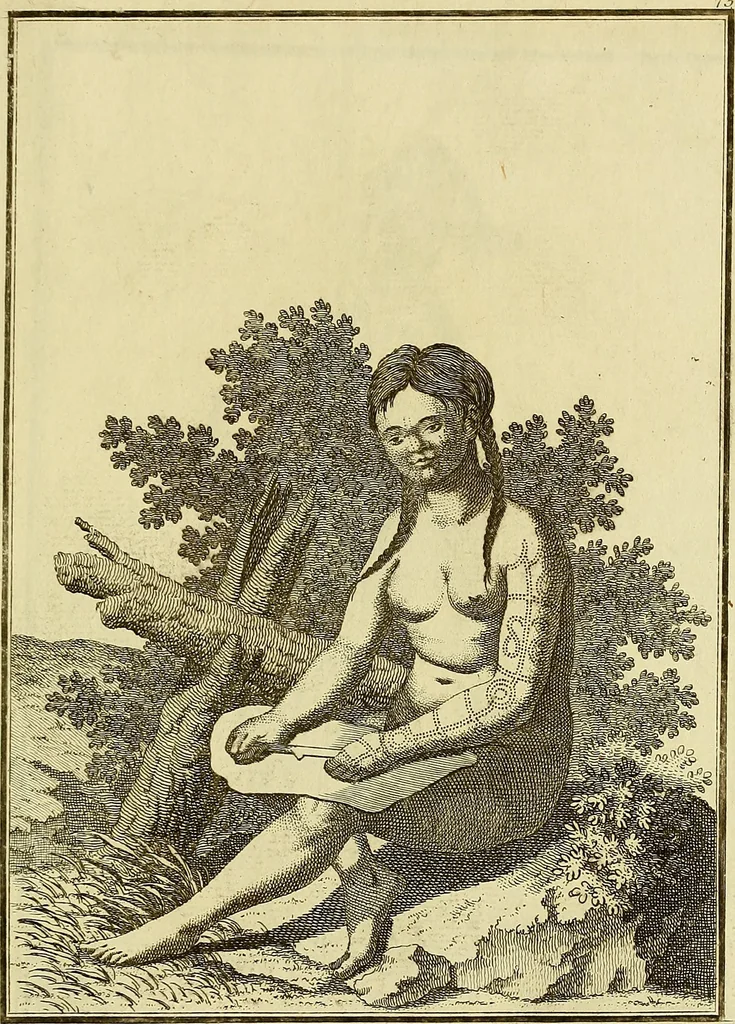 An illustration from Description de toutes les nations de l'empire de Russie, oú, L'on expose leurs moeurs, religions, usages, habitations, habillemens et autres particulatités remarquables, 1776, leaf 212