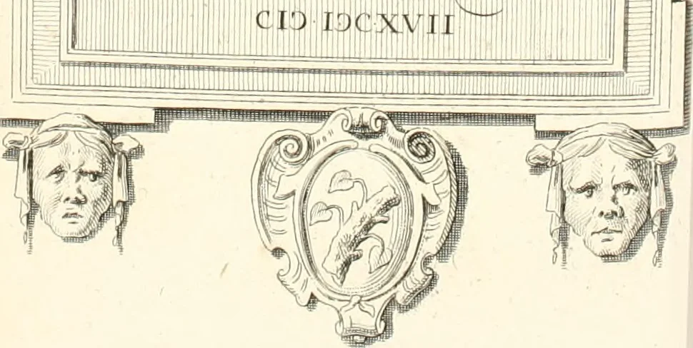 An illustration from Description du cabinet de Monsieur Paul de Praun a Nuremberg, 1797, leaf 26