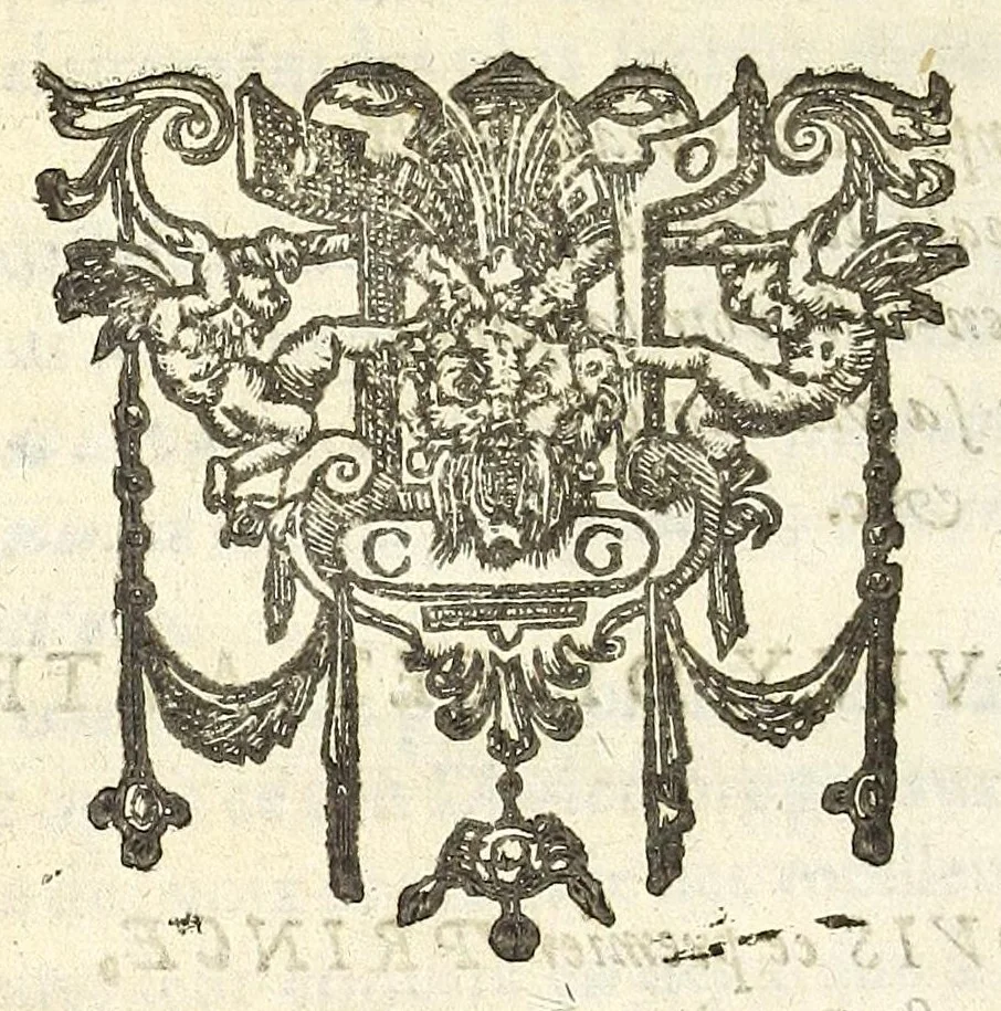 An illustration from Description et interpretation des portiques erigés a l'entrée de tres-hault et tres-puissant prince Louis de Bourbon, prince de Condé, premier prince du sang, duc d'Angeuien, Chasteaux-Roux, Albret, Mont-Morency, &c., gouverneur & lieutenant general pour Sa Majesté, és prouinces de Bourgongne, Bresse, & Berry, en la ville de Dijon le 6. mars 1648 : accompagnés des figures & arcz de triomphe, 1650, leaf 72