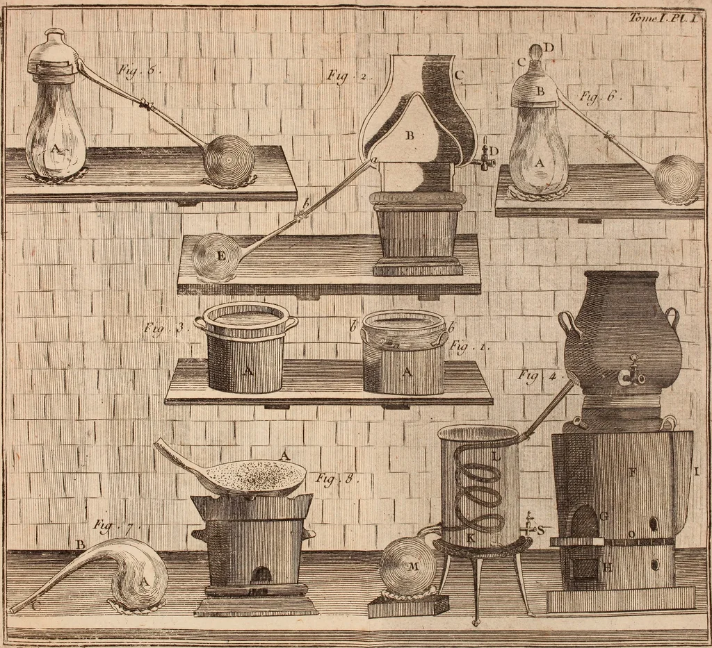 An illustration from Description et usage d'un cabinet de physique expérimentale, 1775, leaf 372