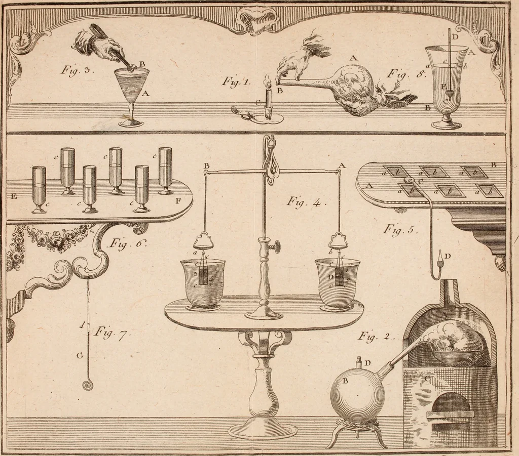 An illustration from Description et usage d'un cabinet de physique expérimentale, 1775, leaf 492
