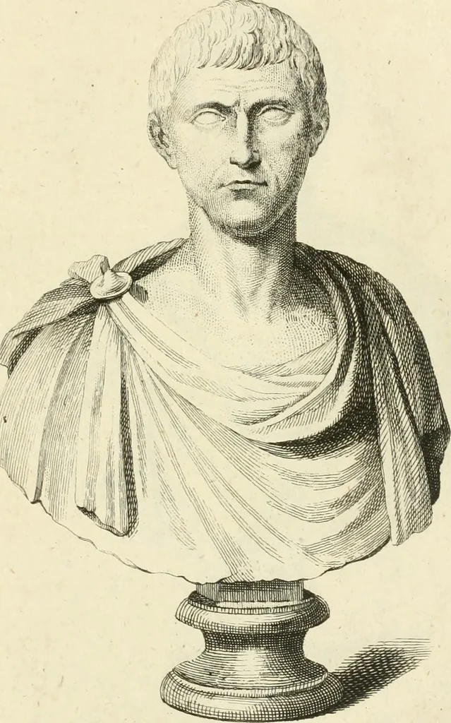 An illustration from A description of the antiquities and curiosities in Wilton-House : illustrated with twenty-five engravings of some of the capital statues, bustos, and relievos : in this work are introduced the anecdotes and remarks of Thomas Earl of Pembroke, who collected these antiques, now first published from his Lordship's mss, 1786, leaf 146