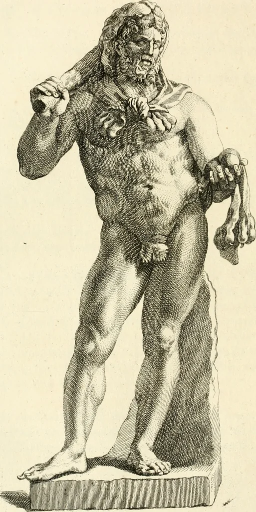 An illustration from A description of the antiquities and curiosities in Wilton-House : illustrated with twenty-five engravings of some of the capital statues, bustos, and relievos : in this work are introduced the anecdotes and remarks of Thomas Earl of Pembroke, who collected these antiques, now first published from his Lordship's mss, 1786, leaf 83