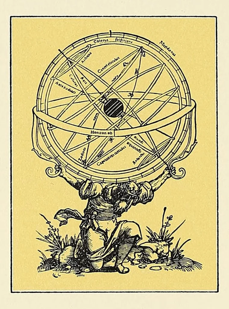 An illustration from A description of a new instrument or celestial compass : adapted for ascertaining the latitude and longitude at sea, by means of the declination and right ascension of the heavenly bodies : for finding the deviation of the magnetic needle, ... as also, for taking bearings and surveying without magnetic aid, 1825, leaf 2