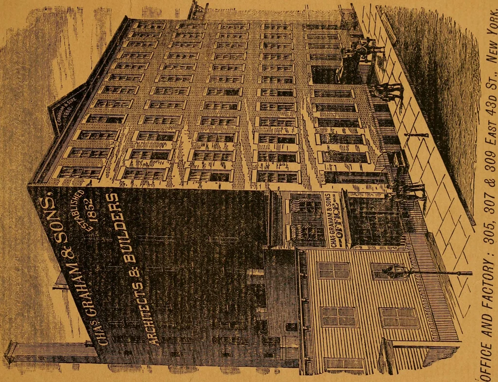 An illustration from Descriptions, diagrams and prices of twenty-one elegant new dwellings for sale on the crown of Lennox Hill., 1887, leaf 18