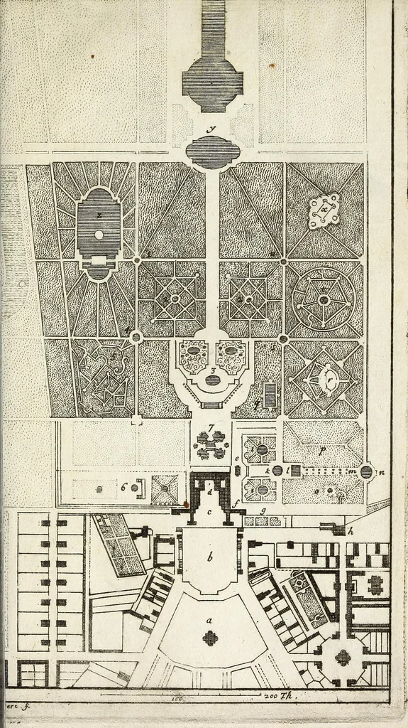 An illustration from Description sommaire du chasteau de Versailles, 1674, leaf 125