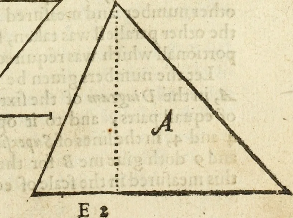 An illustration from The Description and Use of the Sector, 1624, leaf 44