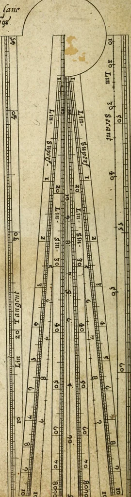 An illustration from The Description and Use of the Sector, 1624, leaf 9