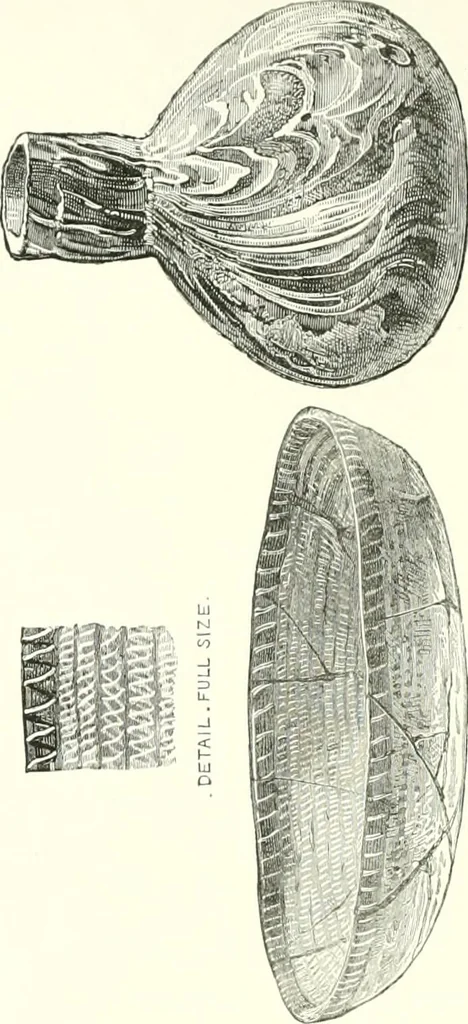 An illustration from A descriptive catalogue of the glass vessels in the South Kensington museum, 1878, leaf 188