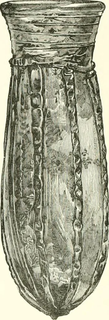 An illustration from A descriptive catalogue of the glass vessels in the South Kensington museum, 1878, leaf 366
