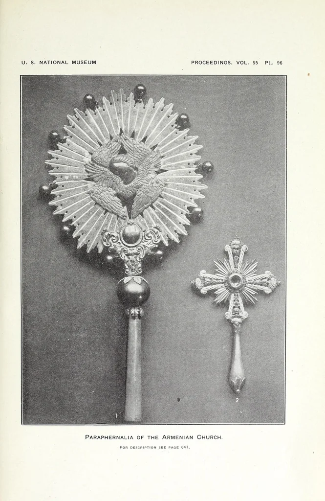 An illustration from Descriptive catalogue of the collection of ecclesiastical art in the United States National Museum, 1919, leaf 123
