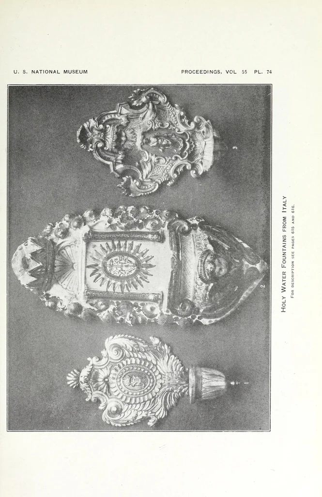 An illustration from Descriptive catalogue of the collection of ecclesiastical art in the United States National Museum, 1919, leaf 79