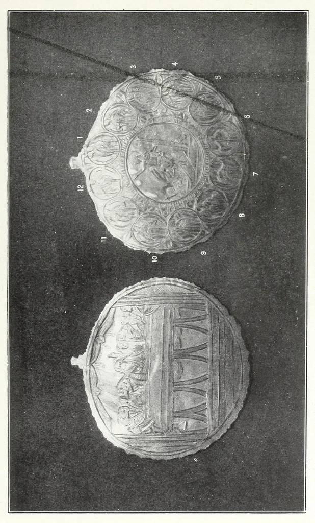 An illustration from Descriptive catalogue of the collection of ecclesiastical art in the United States National Museum, 1919, leaf 93
