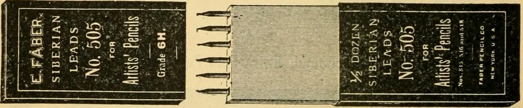 An illustration from Descriptive catalogue of artists' materials, draughting papers, tracing cloth, and mathematical instruments., 1898, leaf 114