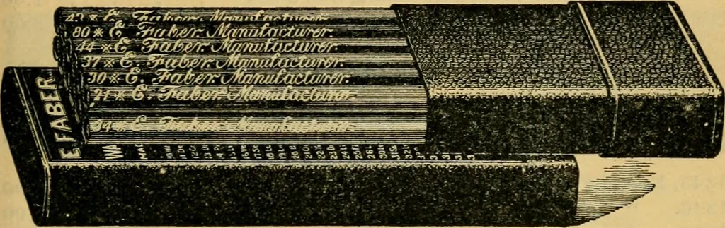 An illustration from Descriptive catalogue of artists' materials, draughting papers, tracing cloth, and mathematical instruments., 1898, leaf 115