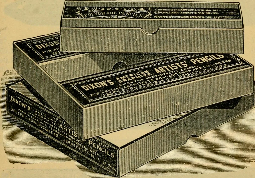 An illustration from Descriptive catalogue of artists' materials, draughting papers, tracing cloth, and mathematical instruments., 1898, leaf 121