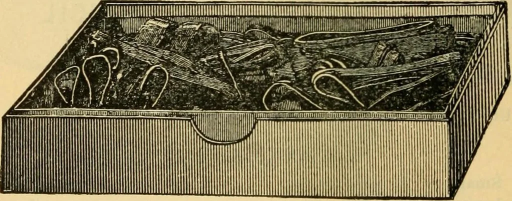 An illustration from Descriptive catalogue of artists' materials, draughting papers, tracing cloth, and mathematical instruments., 1898, leaf 126