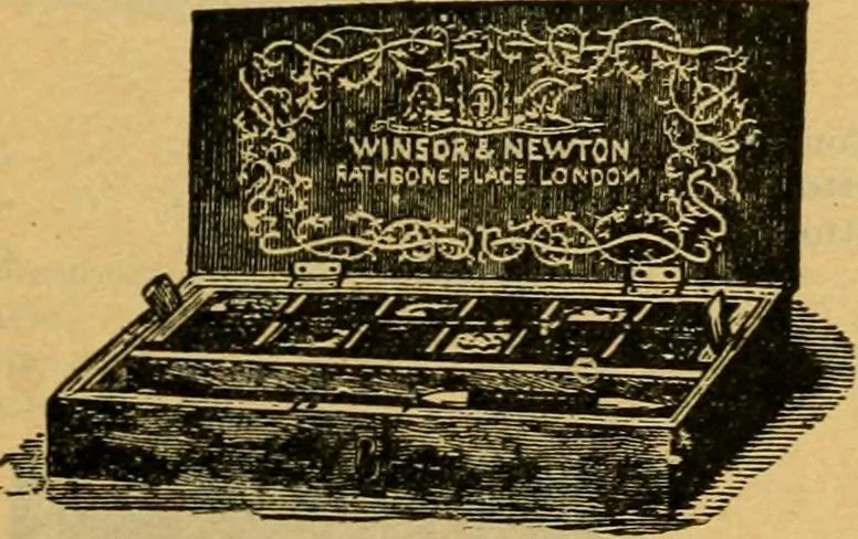 An illustration from Descriptive catalogue of artists' materials, draughting papers, tracing cloth, and mathematical instruments., 1898, leaf 13