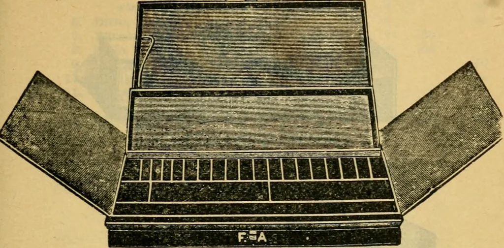 An illustration from Descriptive catalogue of artists' materials, draughting papers, tracing cloth, and mathematical instruments., 1898, leaf 131