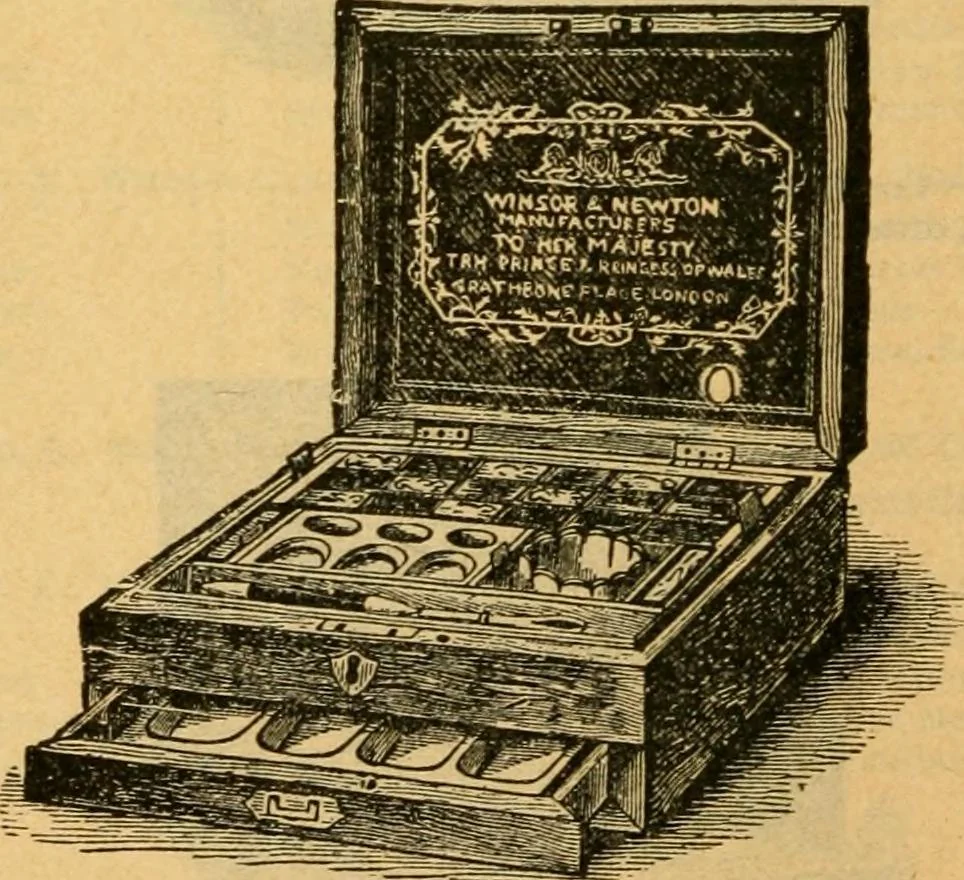 An illustration from Descriptive catalogue of artists' materials, draughting papers, tracing cloth, and mathematical instruments., 1898, leaf 14