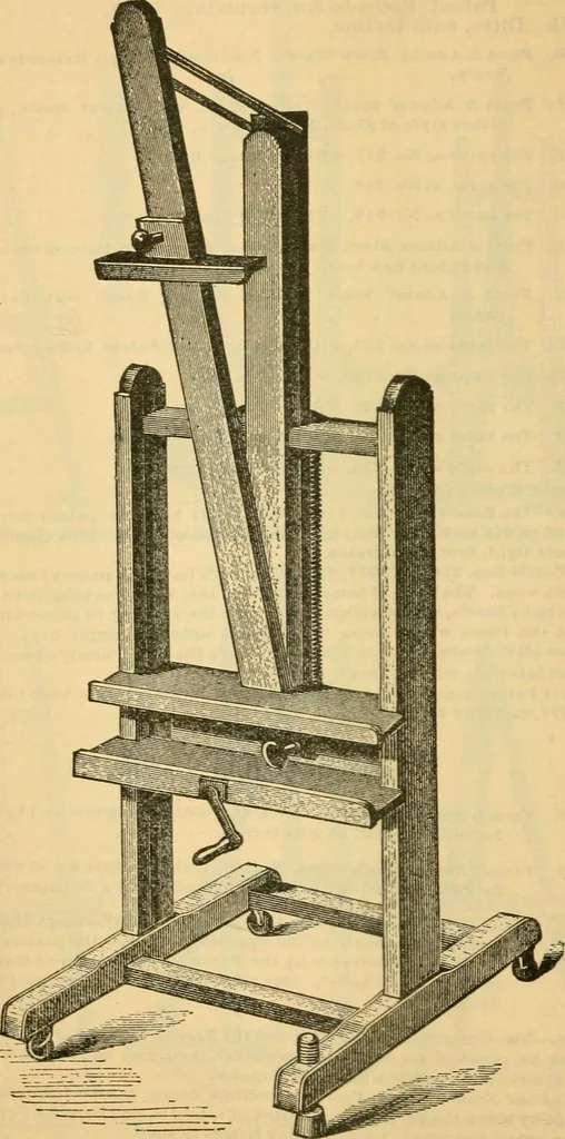 An illustration from Descriptive catalogue of artists' materials, draughting papers, tracing cloth, and mathematical instruments., 1898, leaf 142