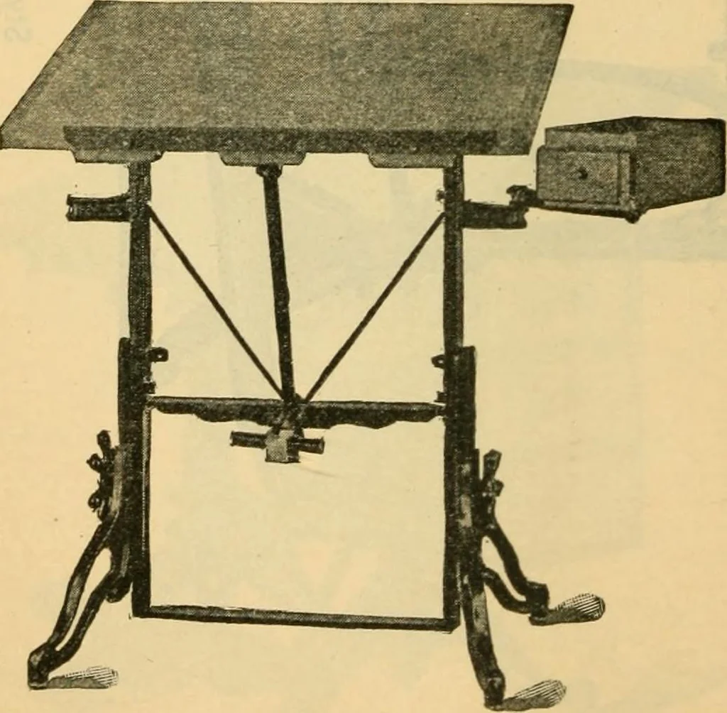 An illustration from Descriptive catalogue of artists' materials, draughting papers, tracing cloth, and mathematical instruments., 1898, leaf 154