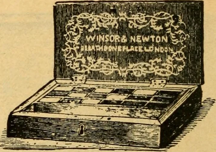 An illustration from Descriptive catalogue of artists' materials, draughting papers, tracing cloth, and mathematical instruments., 1898, leaf 16