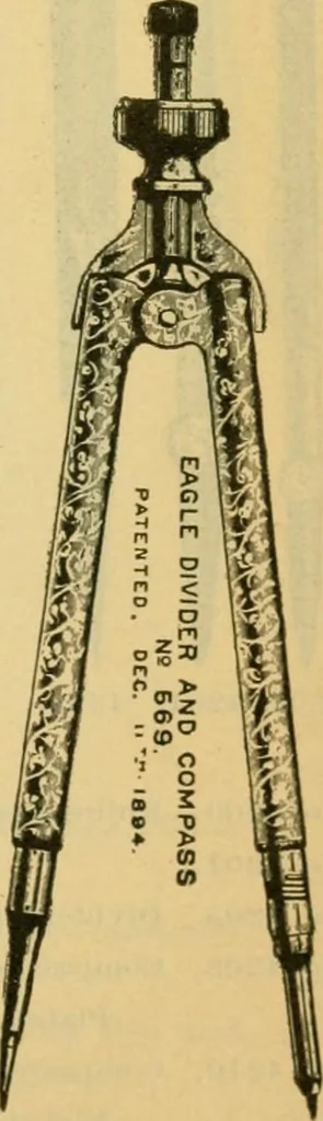 An illustration from Descriptive catalogue of artists' materials, draughting papers, tracing cloth, and mathematical instruments., 1898, leaf 201