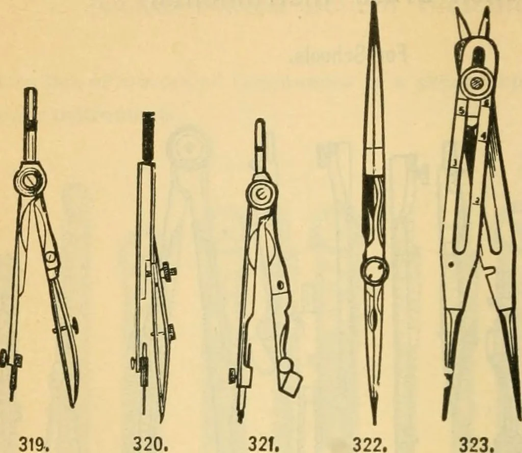 An illustration from Descriptive catalogue of artists' materials, draughting papers, tracing cloth, and mathematical instruments., 1898, leaf 204