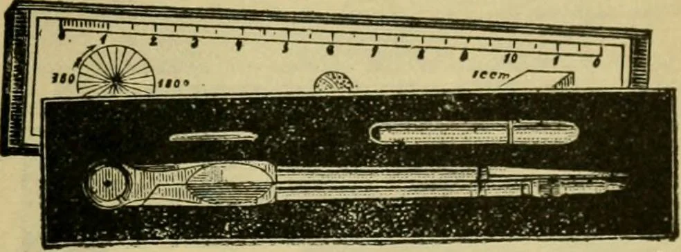 An illustration from Descriptive catalogue of artists' materials, draughting papers, tracing cloth, and mathematical instruments., 1898, leaf 207