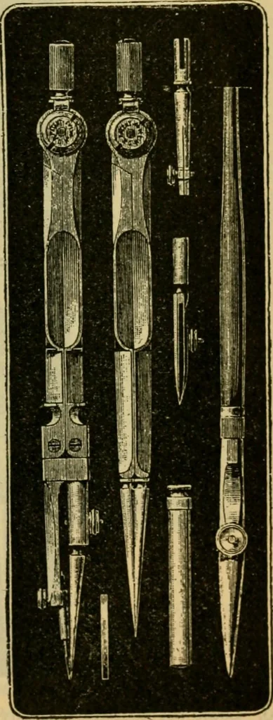 An illustration from Descriptive catalogue of artists' materials, draughting papers, tracing cloth, and mathematical instruments., 1898, leaf 211