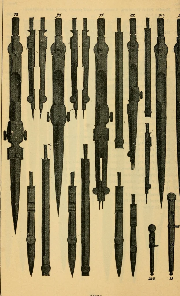 An illustration from Descriptive catalogue of artists' materials, draughting papers, tracing cloth, and mathematical instruments., 1898, leaf 226