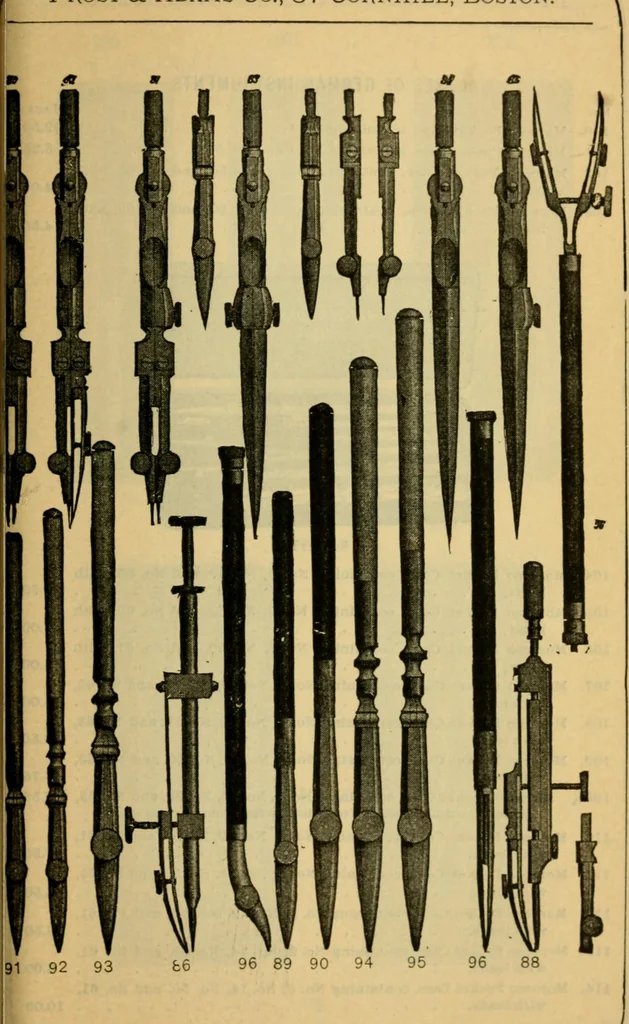 An illustration from Descriptive catalogue of artists' materials, draughting papers, tracing cloth, and mathematical instruments., 1898, leaf 227