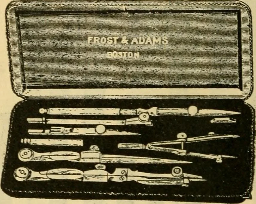 An illustration from Descriptive catalogue of artists' materials, draughting papers, tracing cloth, and mathematical instruments., 1898, leaf 228