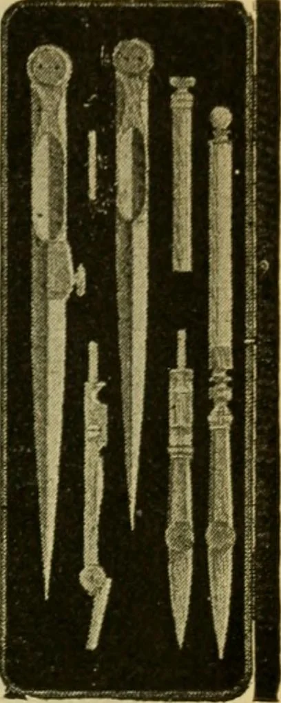 An illustration from Descriptive catalogue of artists' materials, draughting papers, tracing cloth, and mathematical instruments., 1898, leaf 229