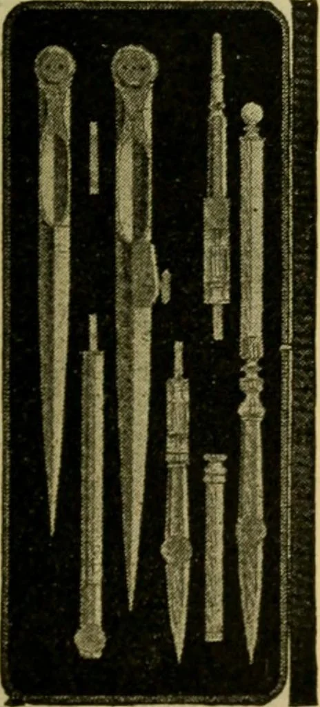 An illustration from Descriptive catalogue of artists' materials, draughting papers, tracing cloth, and mathematical instruments., 1898, leaf 229