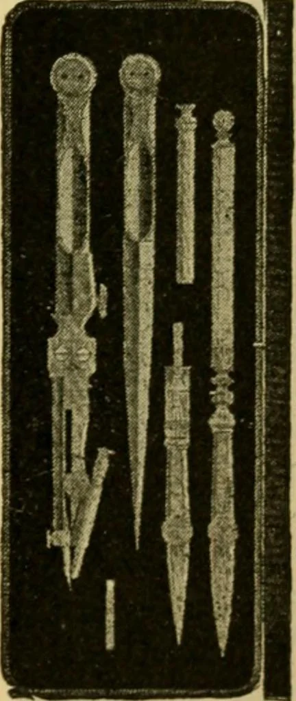 An illustration from Descriptive catalogue of artists' materials, draughting papers, tracing cloth, and mathematical instruments., 1898, leaf 229