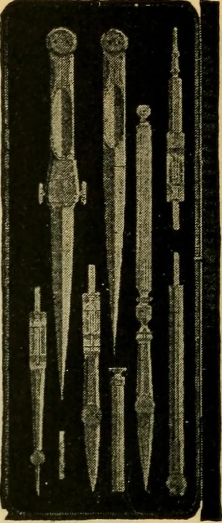 An illustration from Descriptive catalogue of artists' materials, draughting papers, tracing cloth, and mathematical instruments., 1898, leaf 230