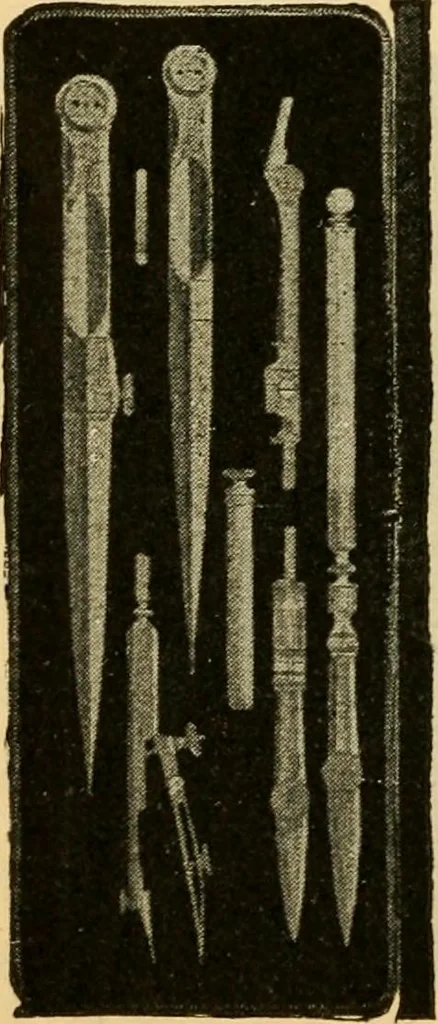 An illustration from Descriptive catalogue of artists' materials, draughting papers, tracing cloth, and mathematical instruments., 1898, leaf 230