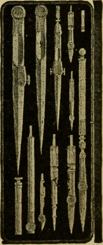 An illustration from Descriptive catalogue of artists' materials, draughting papers, tracing cloth, and mathematical instruments., 1898, leaf 231