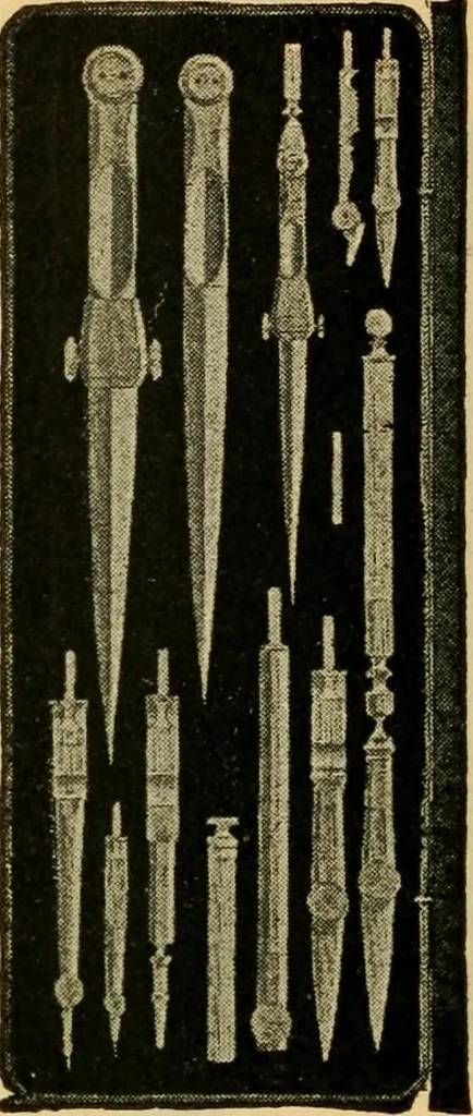 An illustration from Descriptive catalogue of artists' materials, draughting papers, tracing cloth, and mathematical instruments., 1898, leaf 232
