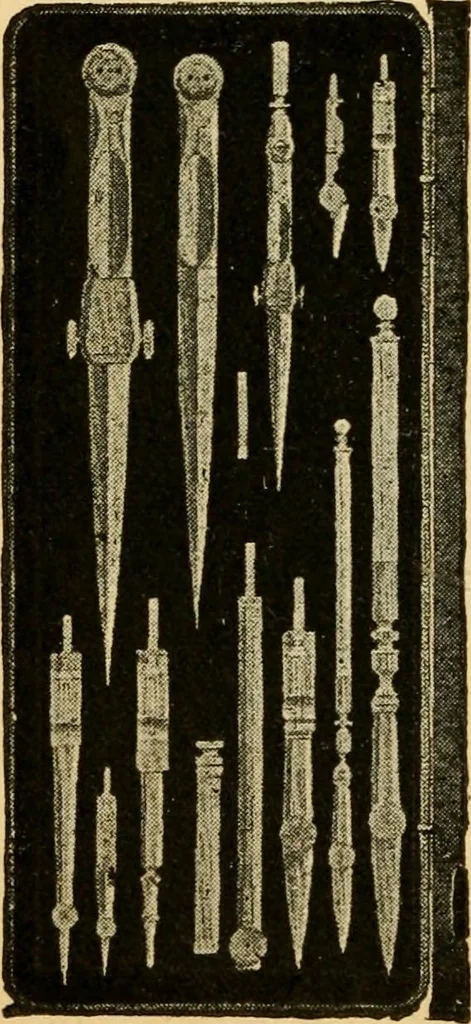 An illustration from Descriptive catalogue of artists' materials, draughting papers, tracing cloth, and mathematical instruments., 1898, leaf 232