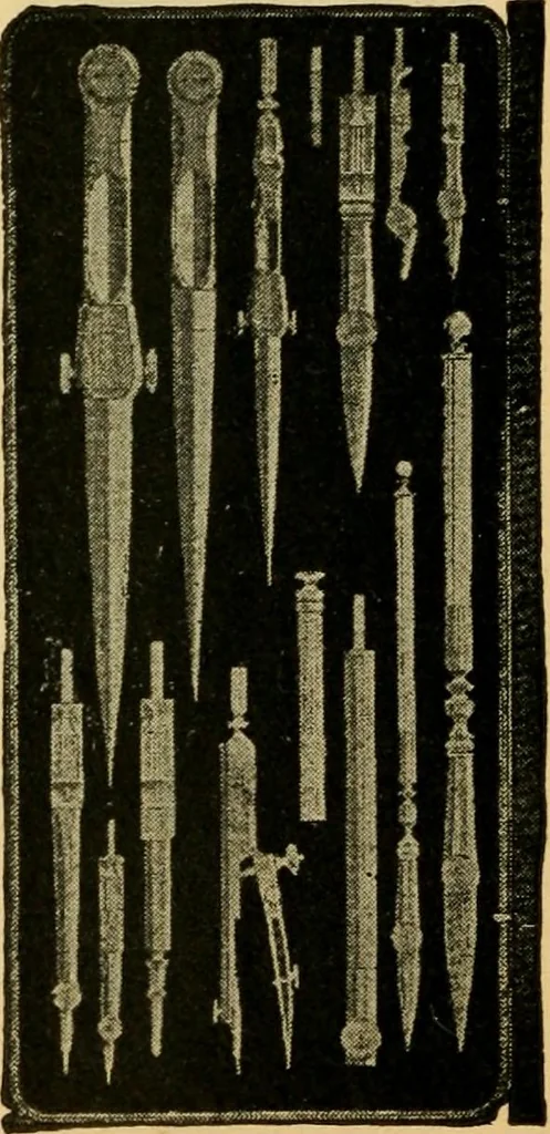 An illustration from Descriptive catalogue of artists' materials, draughting papers, tracing cloth, and mathematical instruments., 1898, leaf 232